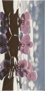 Piramit Orkide Lilac Decor porcelain tile, 30×60 cm, surface finish