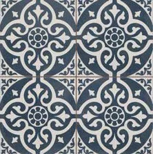Ledbury Dorset Black porcelain tile, 45×45 cm, Matt finish