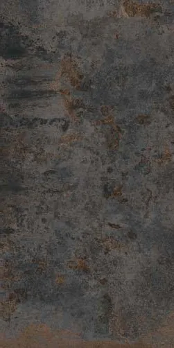 Oxide Oxide Antracite 1 porcelain tile, 60×120 cm, Semi Lappato finish