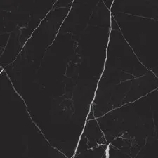 Petra River Black porcelain tile, 60×60 cm, Polished finish