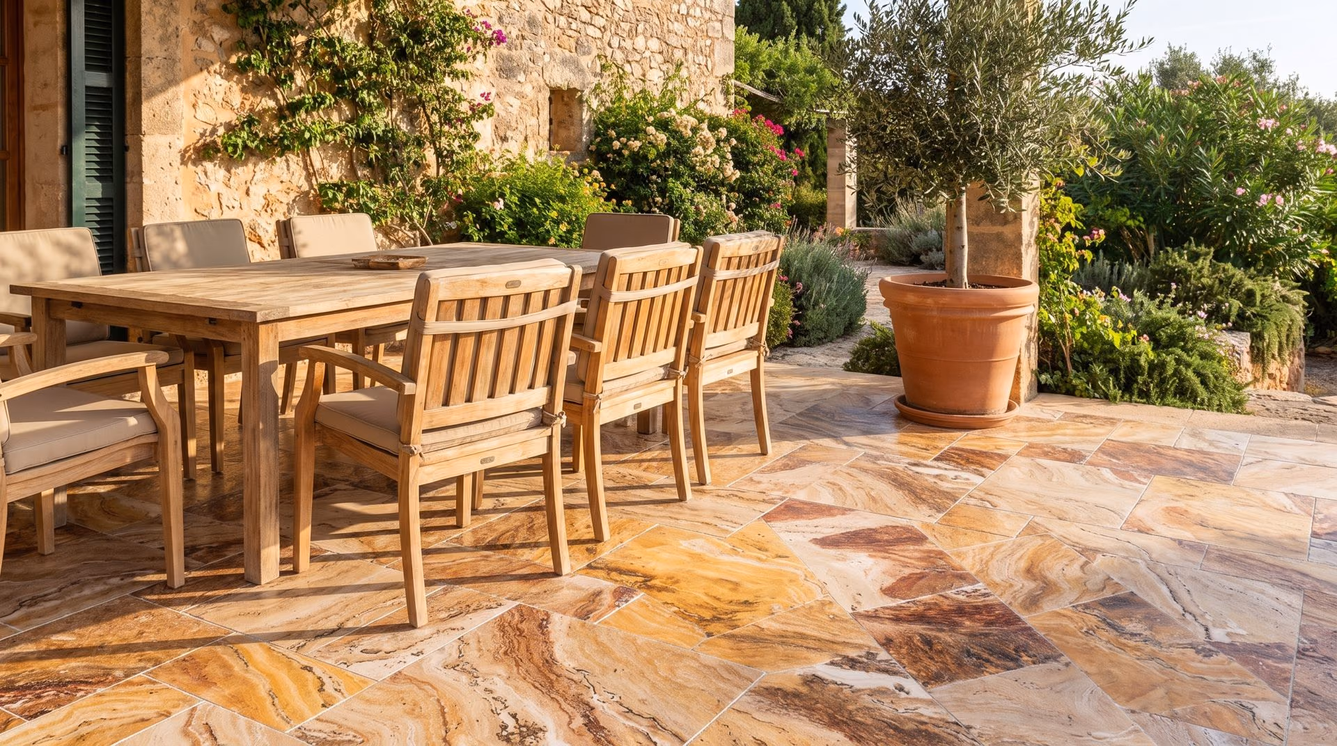 Autumn Turkish travertine collection