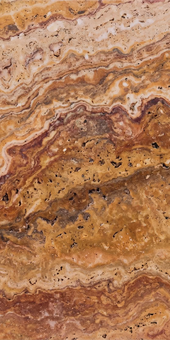 Autumn Turkish travertine, 30.5×61 cm, tumbled finish