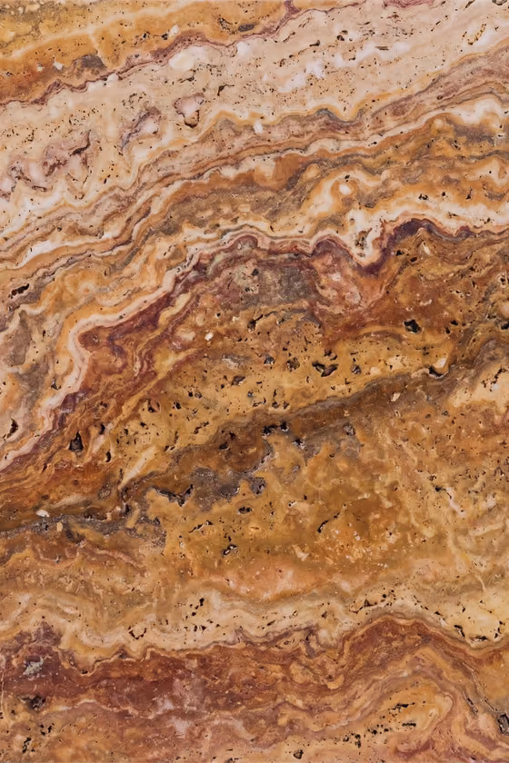 Autumn Turkish travertine, 61×91.5 cm, tumbled finish