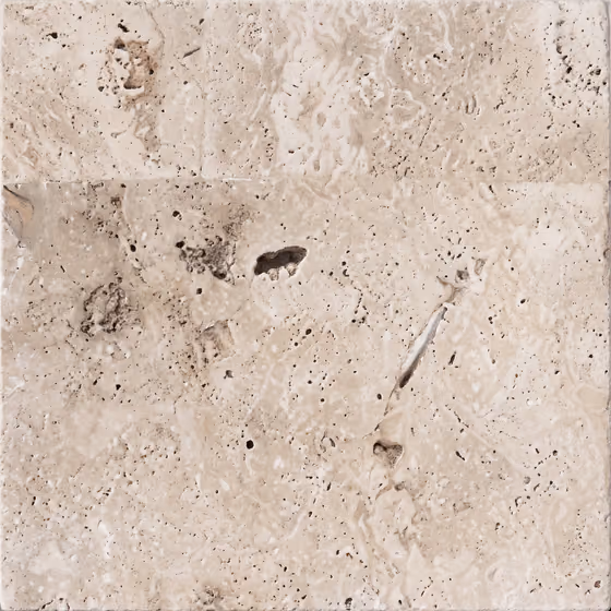 Ecocomm Turkish travertine, 61×61 cm, tumbled finish