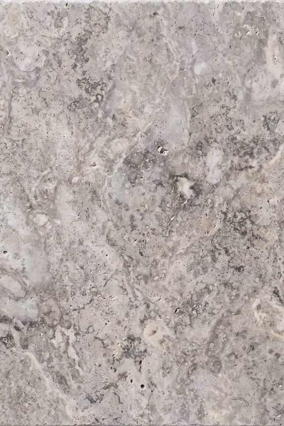 Silver Comm Turkish travertine, 61×91.5 cm, tumbled finish