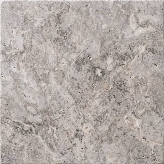 Silver Comm Turkish travertine, 61×61 cm, tumbled finish