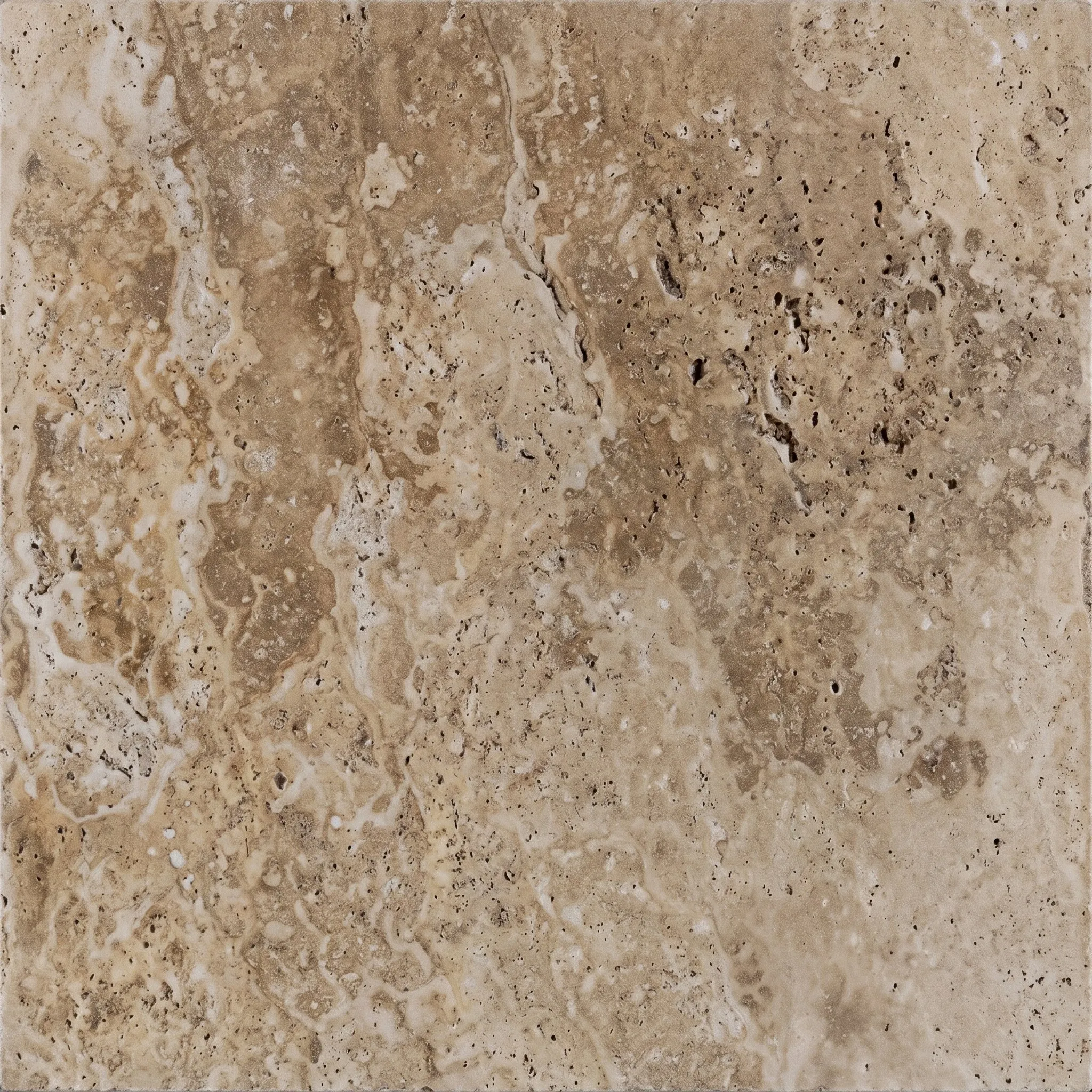 Standard Mix Turkish travertine, 61×61 cm, tumbled finish