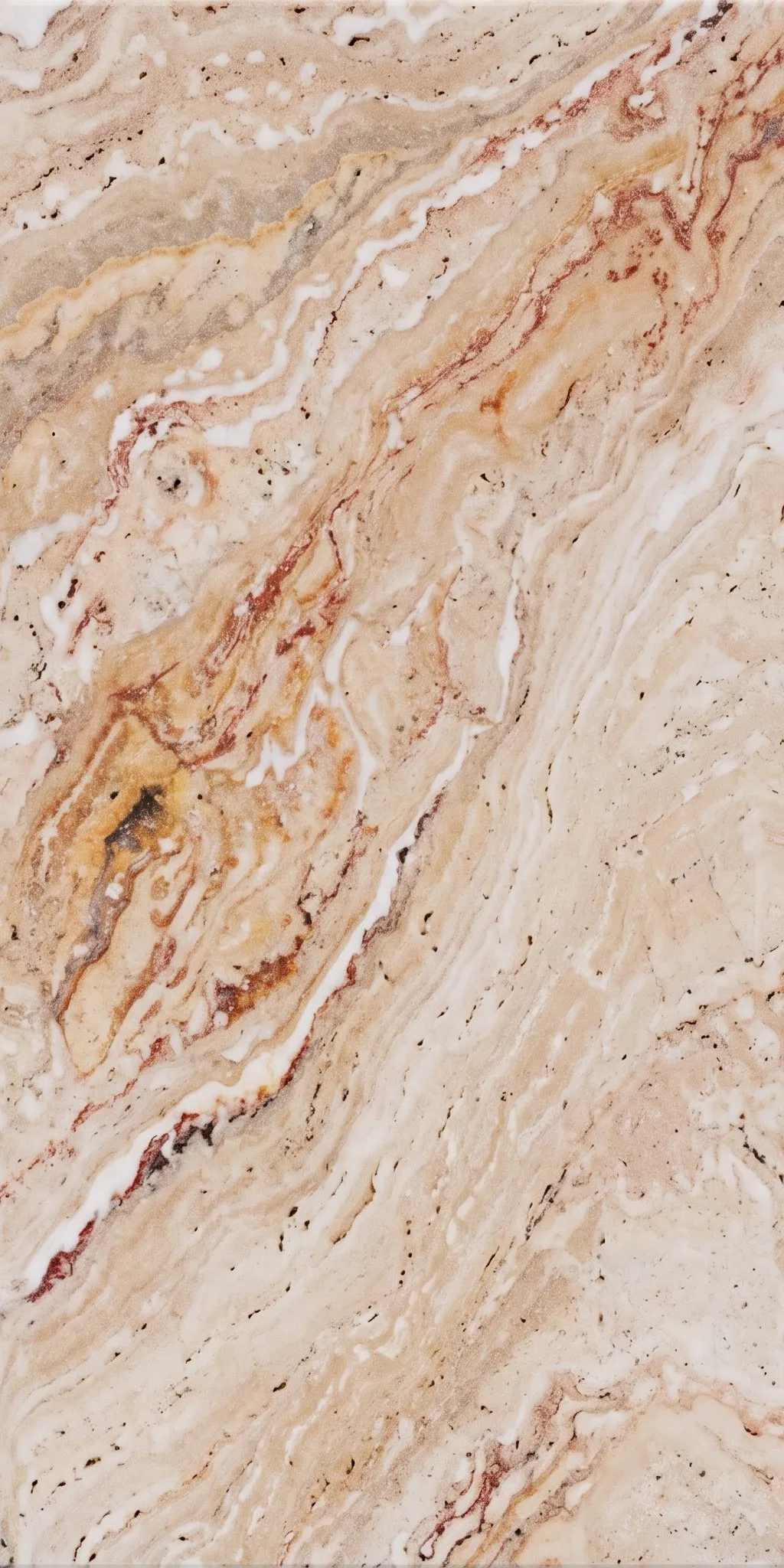 Valencia Turkish travertine, 30.5×61 cm, tumbled finish