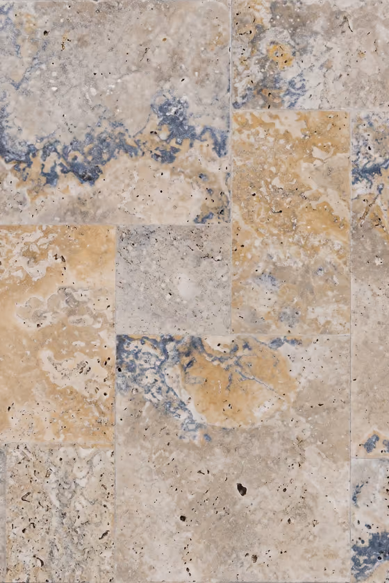 Valetta Turkish travertine, 61×91.5 cm, tumbled finish