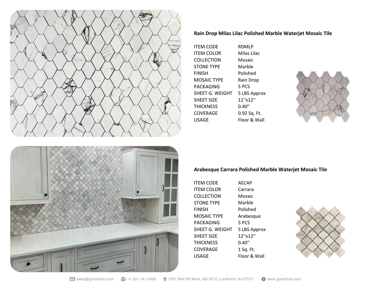 Tile & Mosaic Catalog, page 7