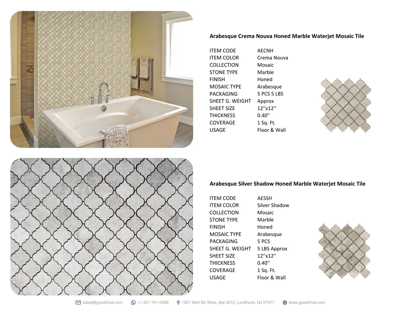 Tile & Mosaic Catalog, page 8