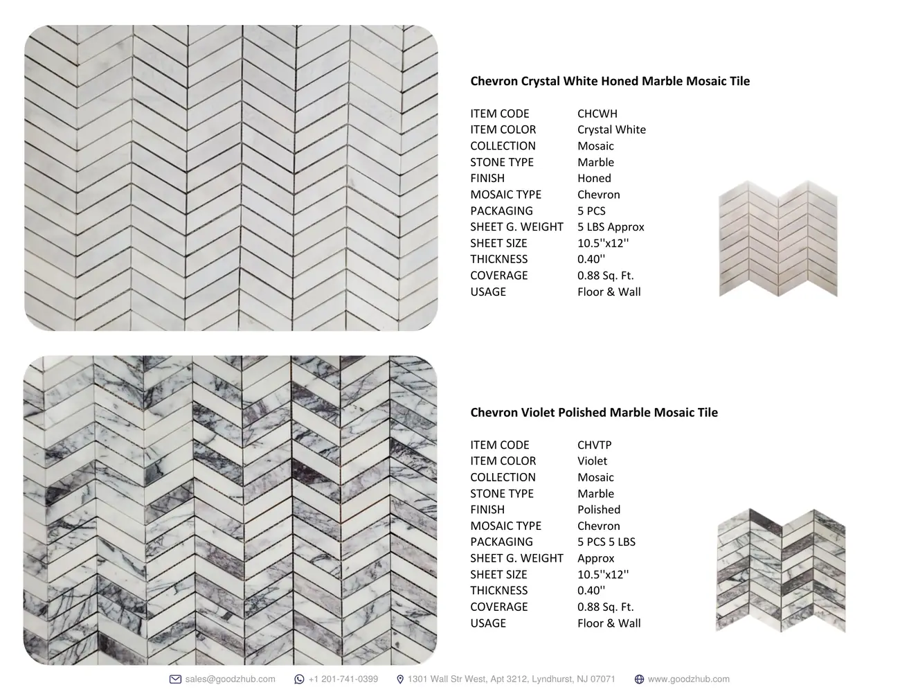 Tile & Mosaic Catalog, page 13