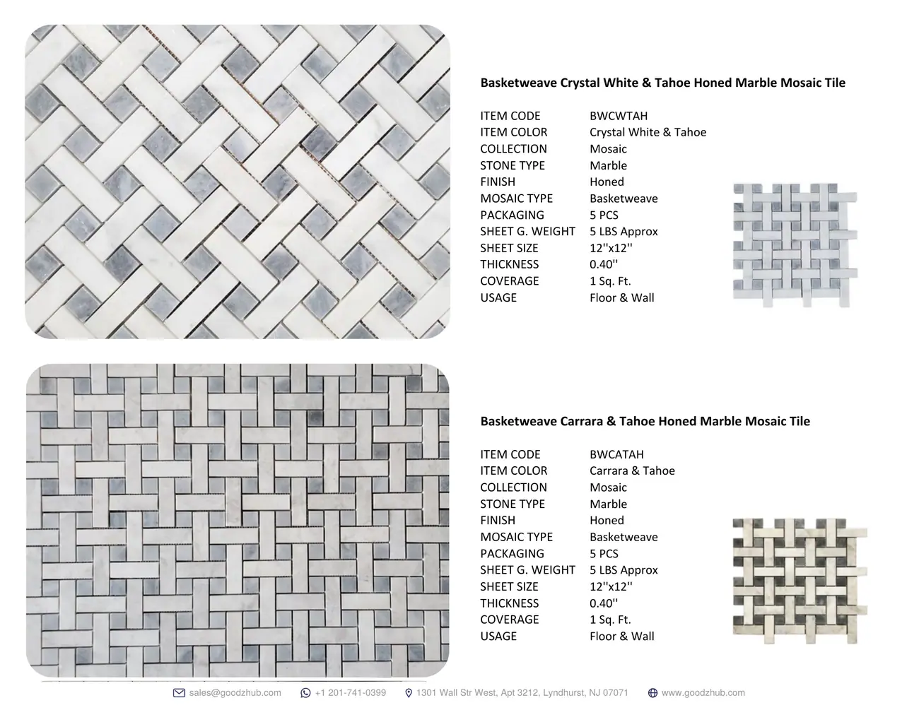 Tile & Mosaic Catalog, page 15