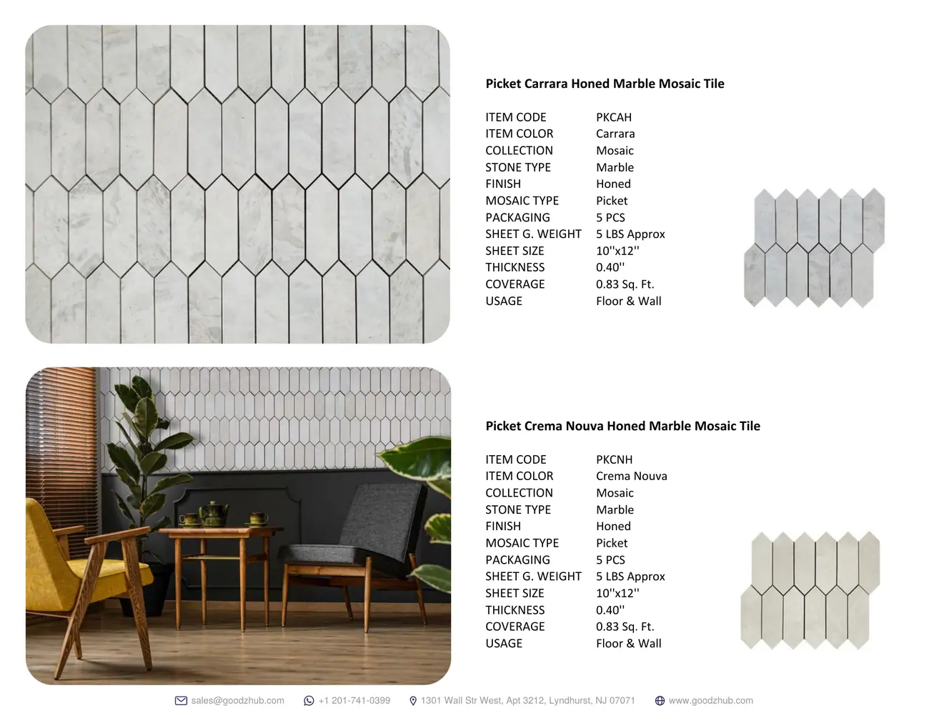 Tile & Mosaic Catalog, page 18