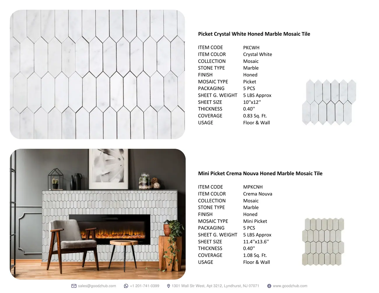 Tile & Mosaic Catalog, page 19