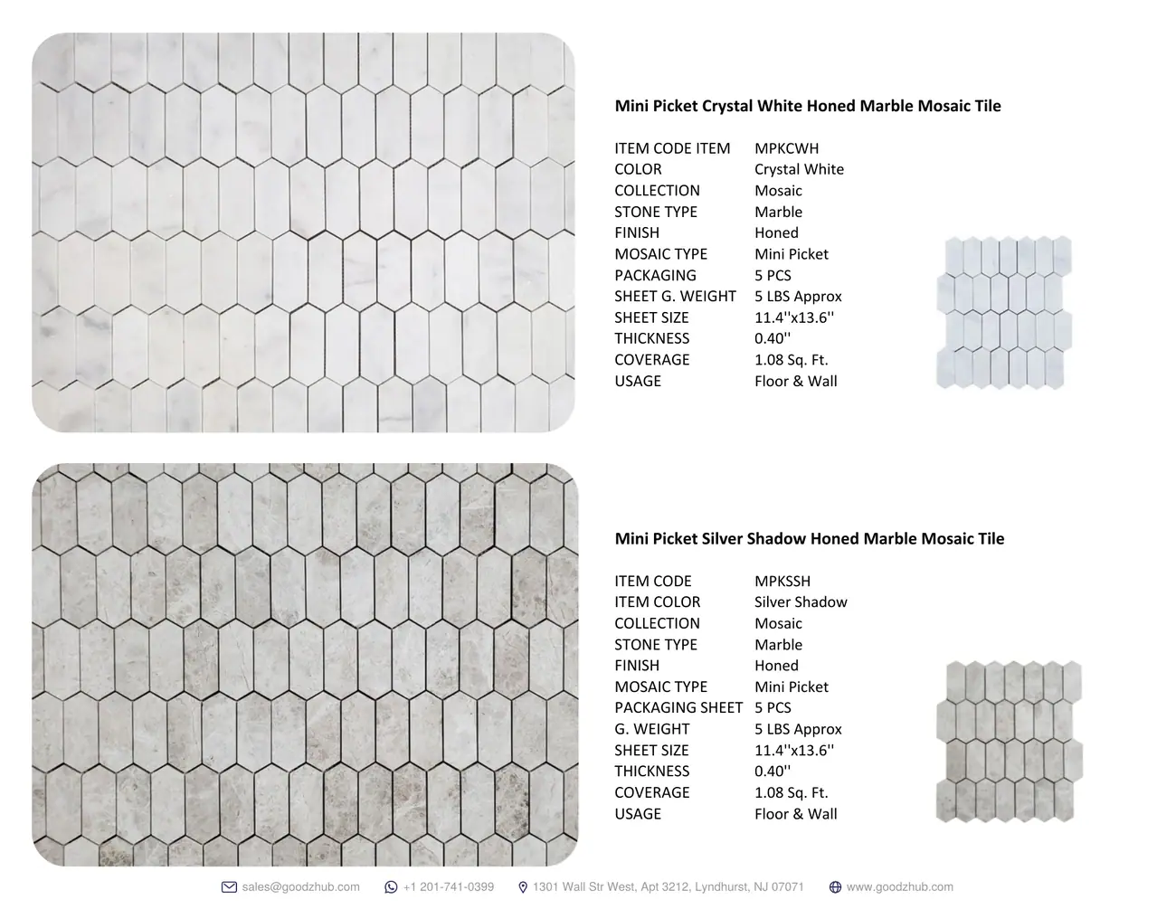 Tile & Mosaic Catalog, page 20