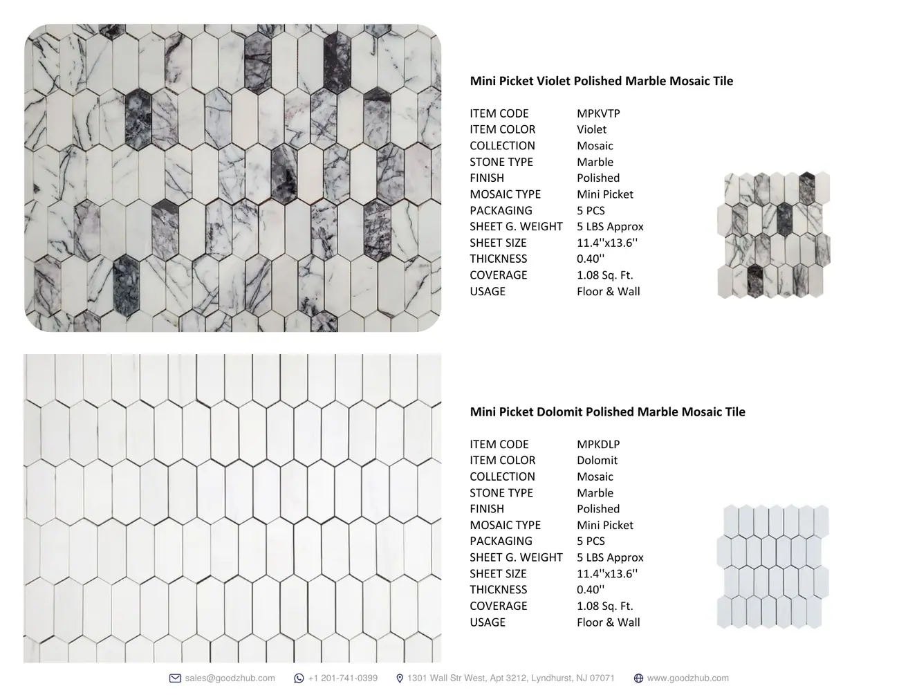 Tile & Mosaic Catalog, page 21