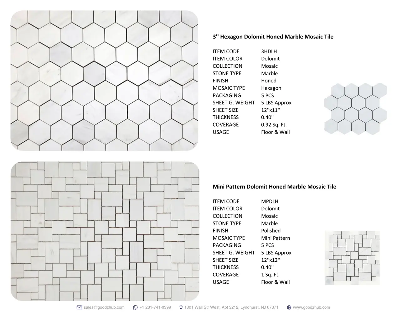 Tile & Mosaic Catalog, page 25