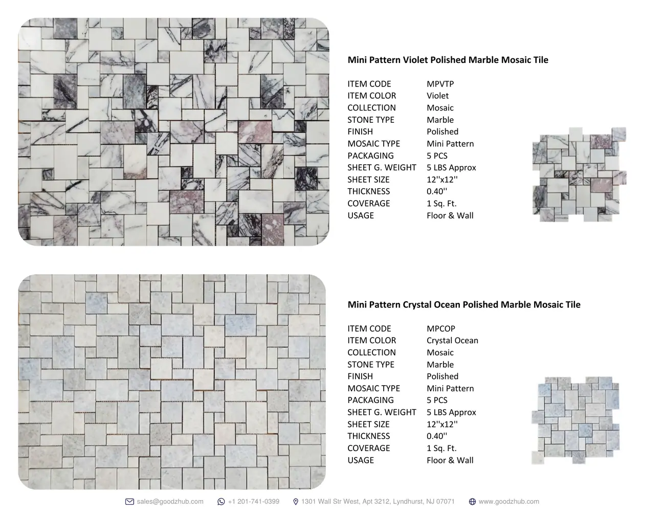 Tile & Mosaic Catalog, page 28